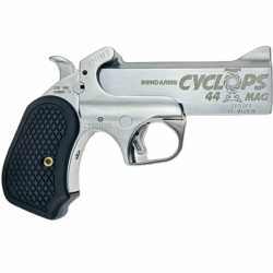 Bond Arms Cyclops Handgun .44 Mag Single Shot 4.25" Barrel Silver with Black Grip