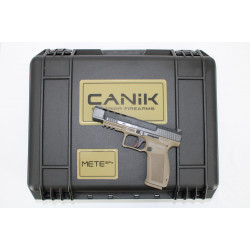 Canik HG7604-N METE SFX Loadout Package Semi-Auto 9mm 5.74" 18+1/20+1 MECANIK M01 Optic Black/FDE