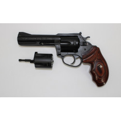Charter Arms Model 13942 Target Double Dog .357 Magnum W/ 9mm Conversion Cylinder 4.2" 5 Rounds Black/Walnut