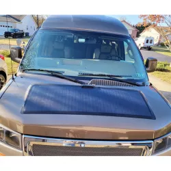 Chevrolet Express Van Lensun 75W Hood Flexible Solar Panel Complete Kit Chevrolet Express Van Lensun 75W Hood Flexible Solar Panel Complete Kit