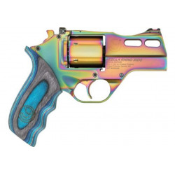 Chiappa Firearms 340.319 Rhino Nebula Revolver 30DS .357 Mag 3" 6 Rounds Nebula Finish/Blue Laminate Grips W/ Black Leather Holster