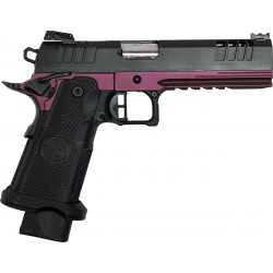 Great Lakes Firearms GL1911DS-9FSSCHY 1911 DS Synergy 9mm 5" 20+1 Black/SS Barrel/Black Cherry Cerakote