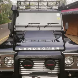 Land Rover Defender 110 90(2007-2015) Lensun 70W Hood/Bonnet Solar Panel Complete Kit