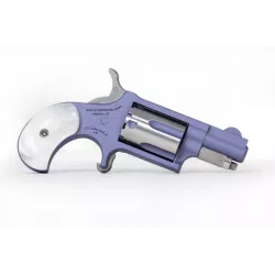 North American Arms NAA-22LR-ORCHID Mini Revolver .22LR 5 Rounds 1.13" SAO Deep Purple Cerakote/Pearlite Grip