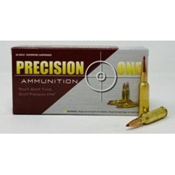 Precision One 6.5 Creedmoor Ammunition PONE1051 140 Grain ELD Match 20 Rounds