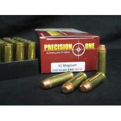 Precision One 41 Magnum Ammunition 210 Grain Full Metal Jacket 50 rounds