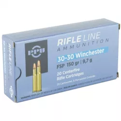 PPU Rifle Line .30-30 Winchester 150gr Flat Soft Point Ammo 20 Rounds
