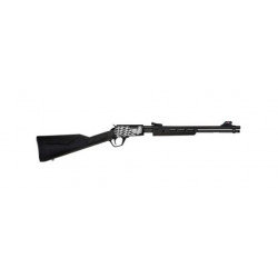 Rossi USA Gallery 22 RP22181SY-EN11 18" 15+1 .22LR Pump Action Black Synthetic Engraved US Flag