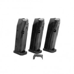 Shield Arms S15 Gen3 Magazine Combo Pack - 3/Pack + 1 Mag Release - Black