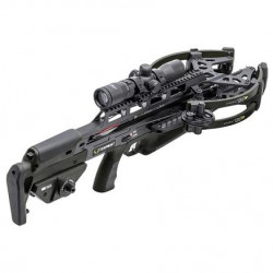 Tenpoint TRX 26 Compact Reverse-Draw Crossbow ACUslide MAXX RangeMaster 100 Scope Black