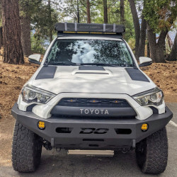 Toyota 4Runner 4th&5th Gen(2003-2024) with Scoop Lensun 80W Hood Solar Panel Complete Kit