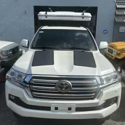 Toyota Land Cruiser LC200(2016-2021) Lensun 100W Hood/Bonnet Solar Panel Complete Kit