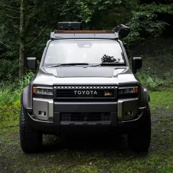 Toyota Land Cruiser LC250 (2024-Present) Lensun 115W Hood Flexible Solar Panel Complete Kit