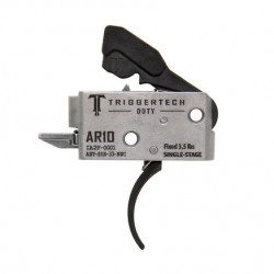 TriggerTech AR-10 Duty Trigger Single-Stage 3.5 lb Curved Black