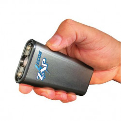 Personal Security Products Zap Edge Rechargeable USB Power Bank LED Stun Gun 950K Grey